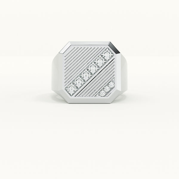 Bold Men's 925 Silver Ring