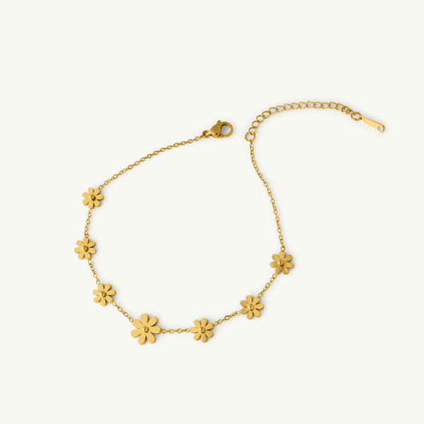 Floral Finesse Anklet