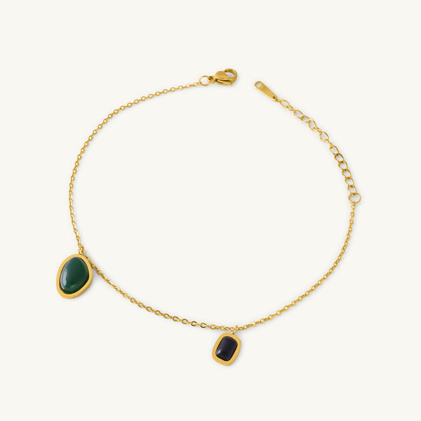 Emerald Night Anklet