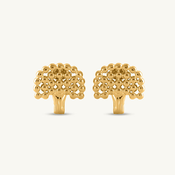 Golden Tree Earrings