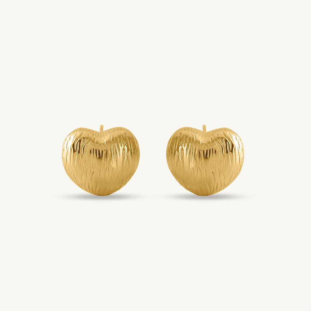 Abstract Heart Earrings