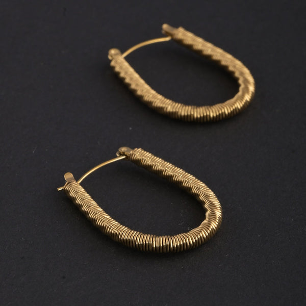 Golden Horseshoe Earrings