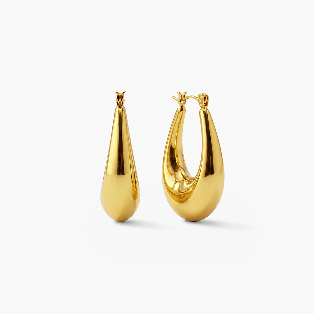 U-shaped Chunky Earrings