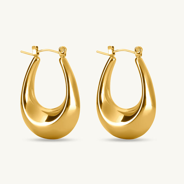 U-shaped Chunky Earrings