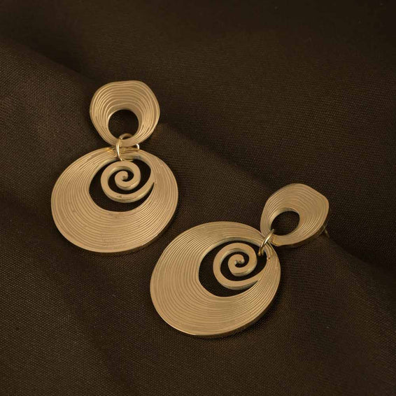 Twirling Circle Earrings