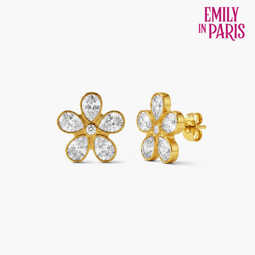 Blooming Diamonds Stud Earring