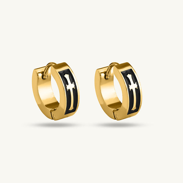 Faith and Fashion Gold Hoop Earrings