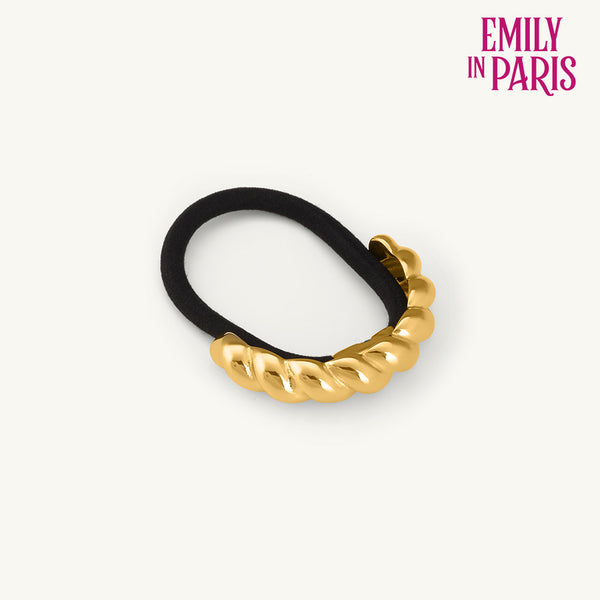 Croissant Hair Tie | Gold