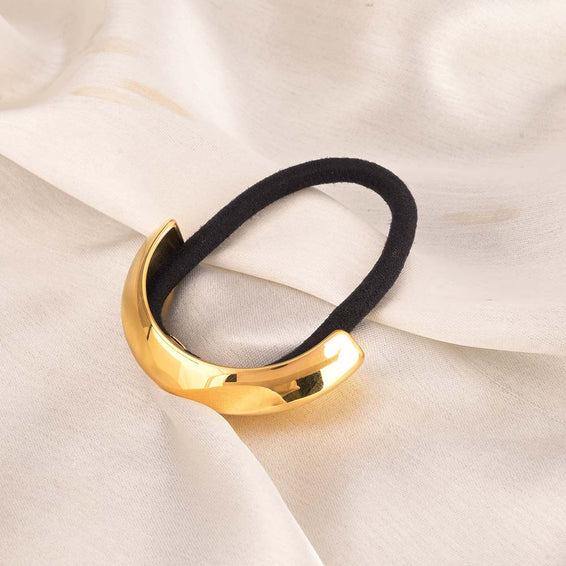 Curve Hair Tie | Gold