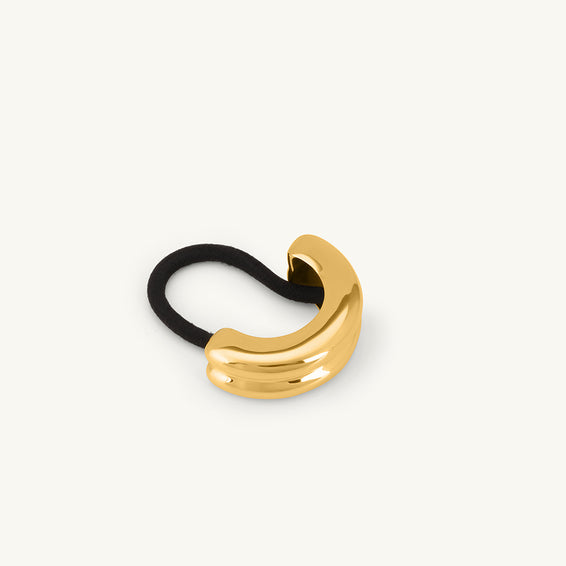 Double Curve Hair Tie | Gold