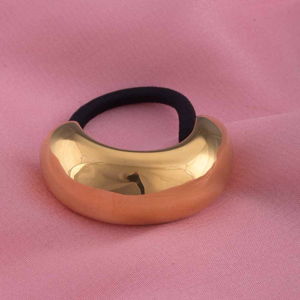 Thick Gold Hair Tie