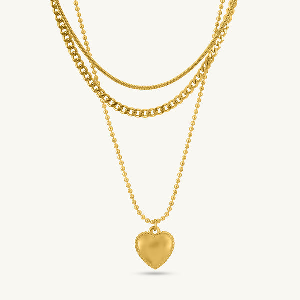 Gilded Affection Layered Necklace