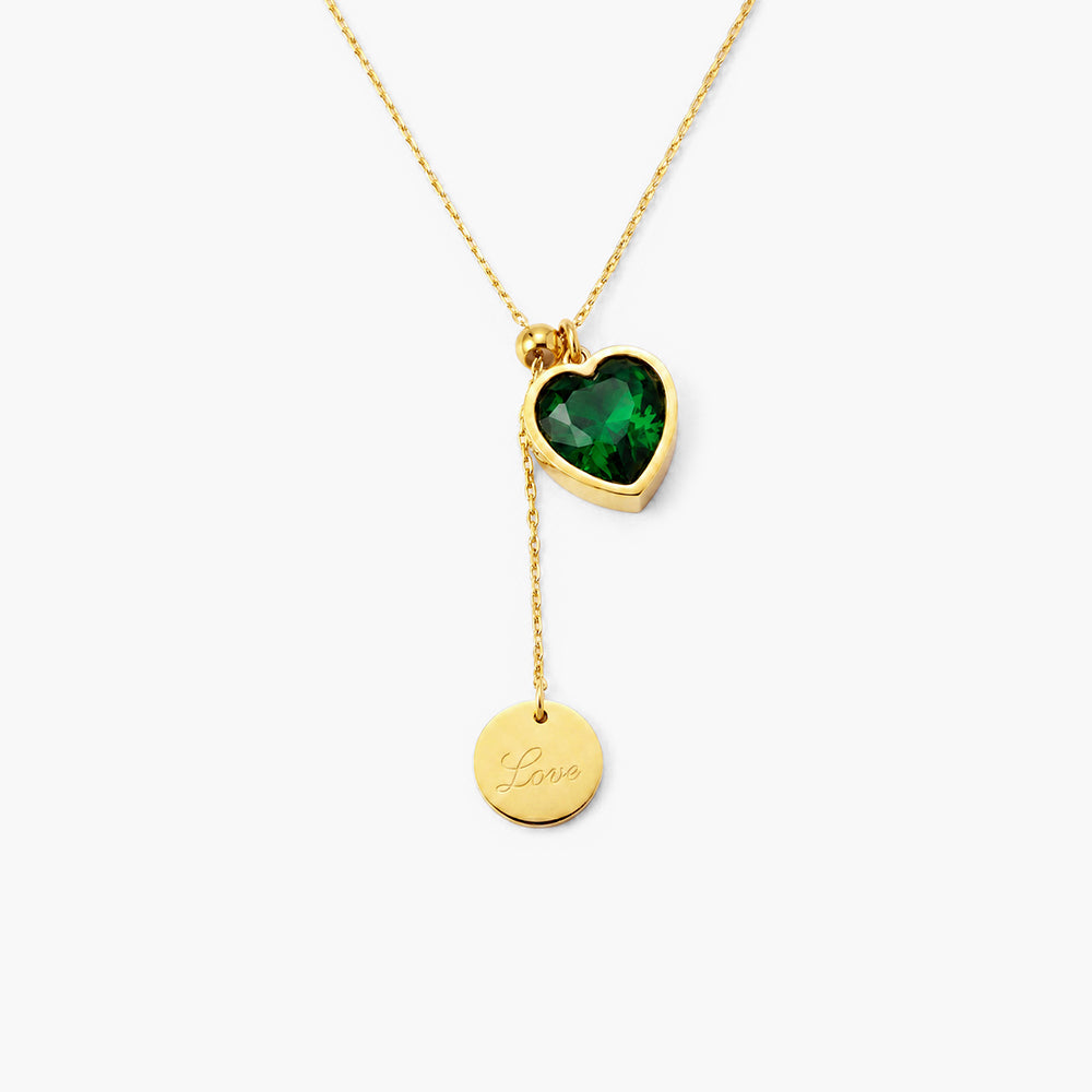 Emerald Love Necklace