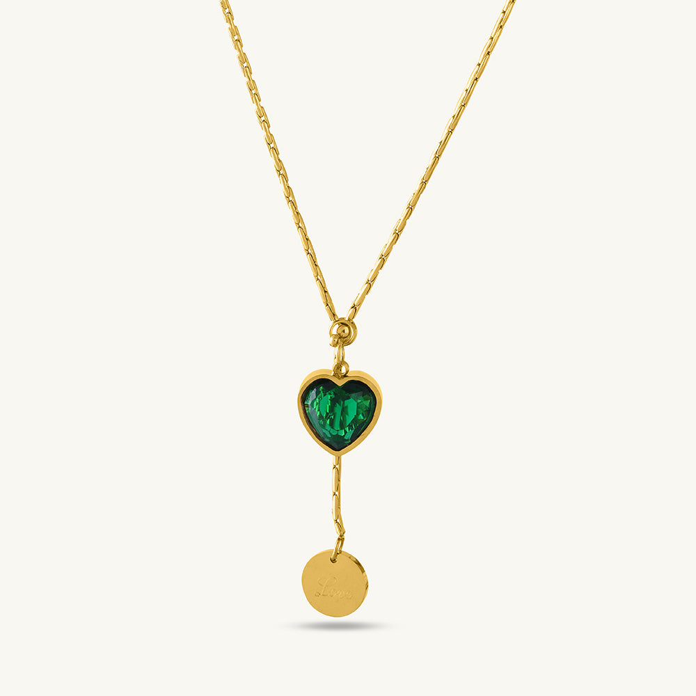 Emerald Love Necklace