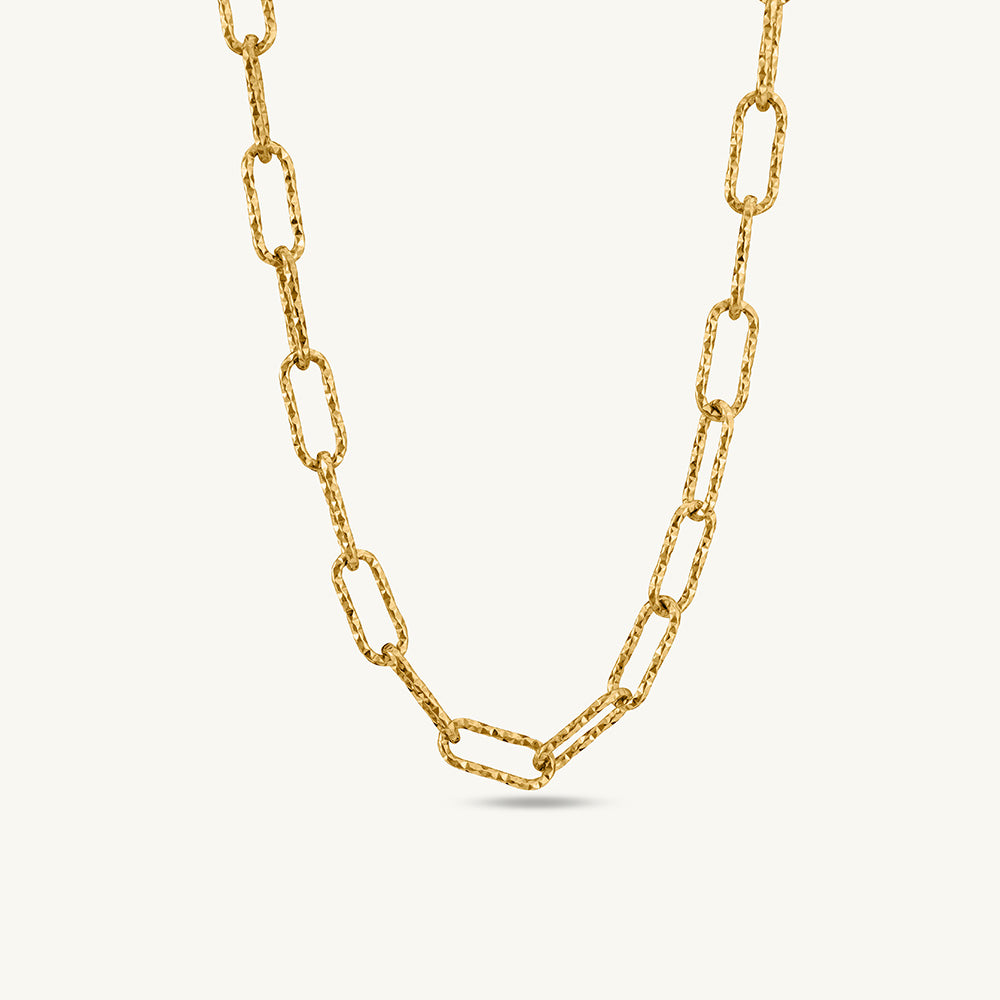 Shimmering Link Chain Necklace