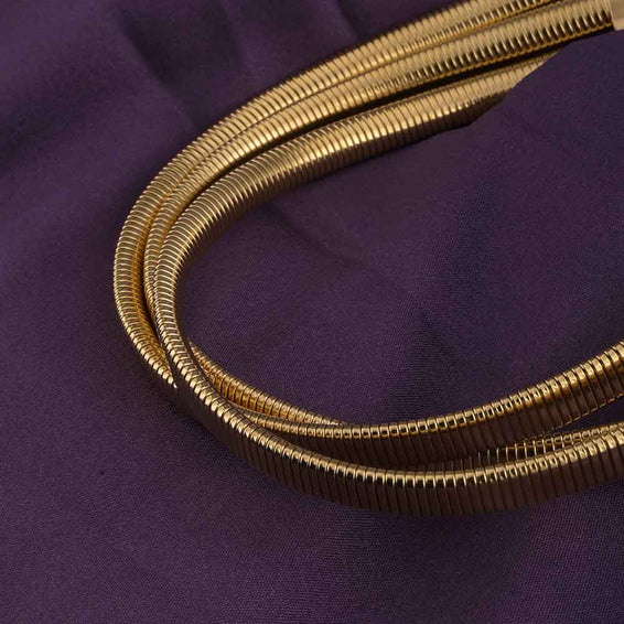 Gold Layered Choker Necklace