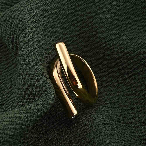 Sleek Gold Band Ring