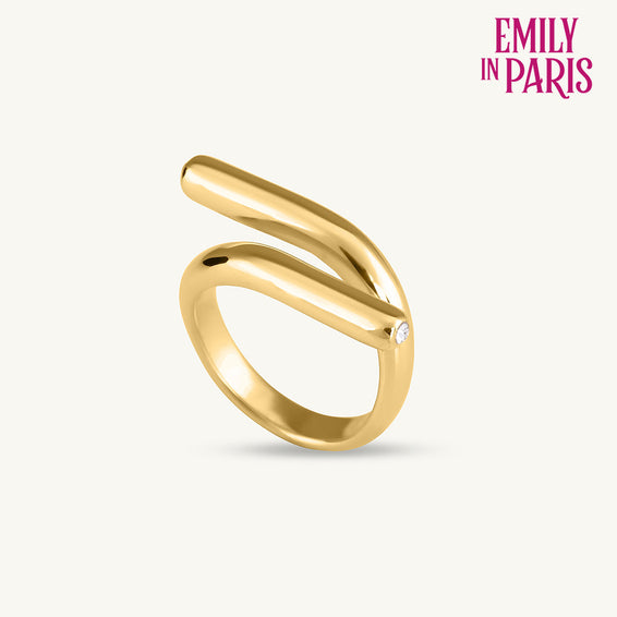 Sleek Gold Band Ring