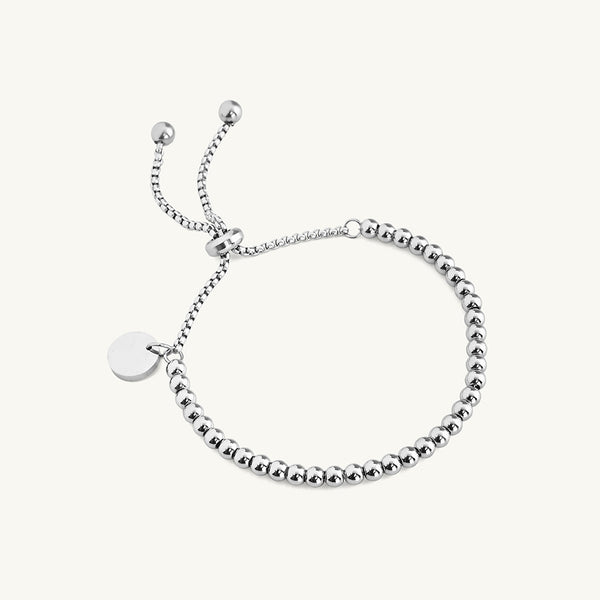 Minimalist Silver Charm Bracelet