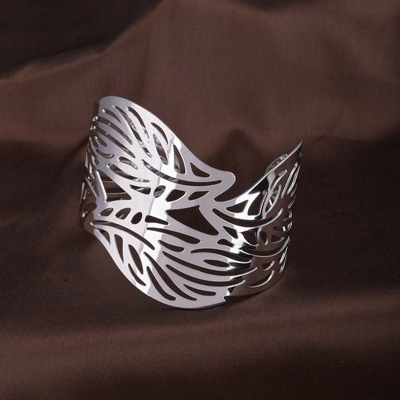 Silver Leaf Bracelet