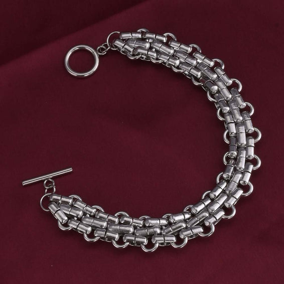 Versatile Silver Chain Braclete