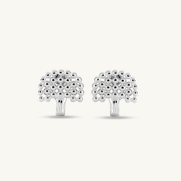Silver Tree Earrings