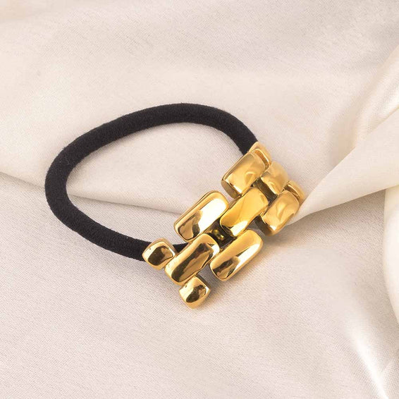 Strap Hair Tie | Gold