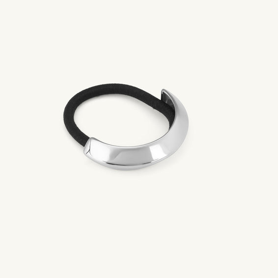 Curve Hair Tie | Silver