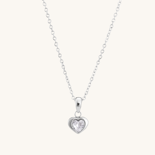 Bejeweled Heart Necklace