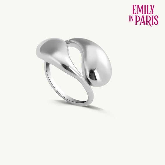 Modern Curve Silver Ring