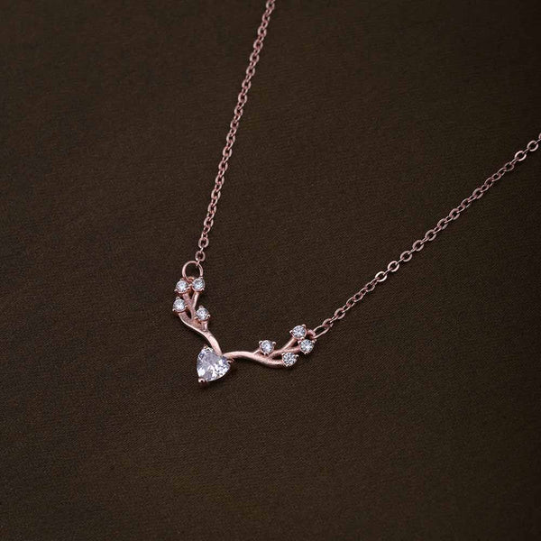 Nature's Elegance Necklace | Rose Gold