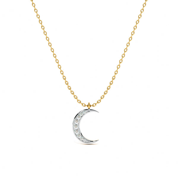 Moonlight Lab Grown Diamond Customizable Necklace
