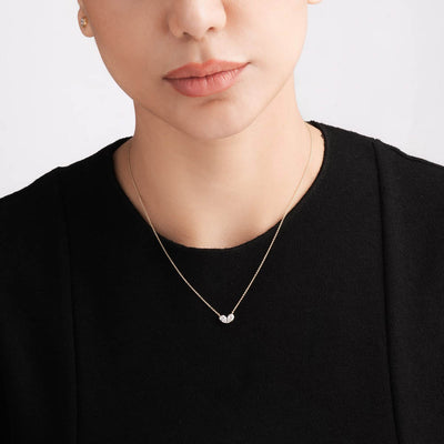 Forever Together 9KT Gold Lab Grown Diamond Necklace