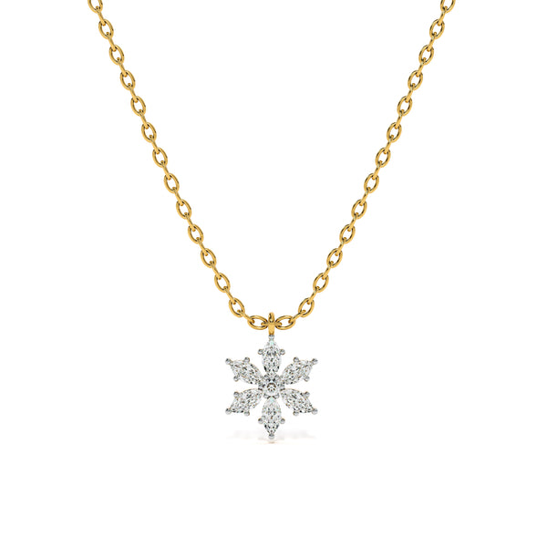 Eternal Blossom Lab Grown Diamond Customizable Necklace