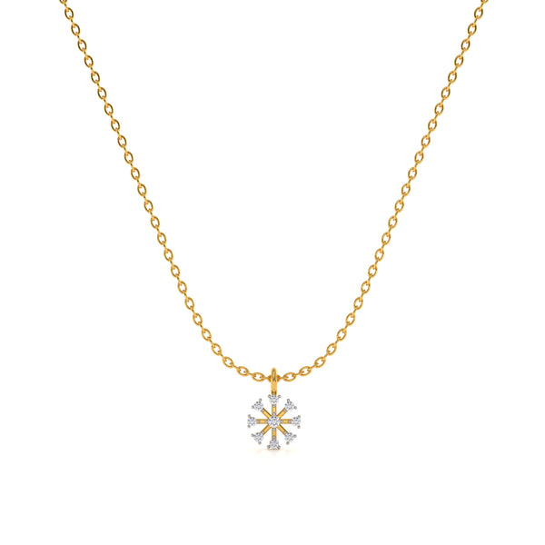 Boundless Stone 9KT Gold Lab Grown Diamond Necklace - 2