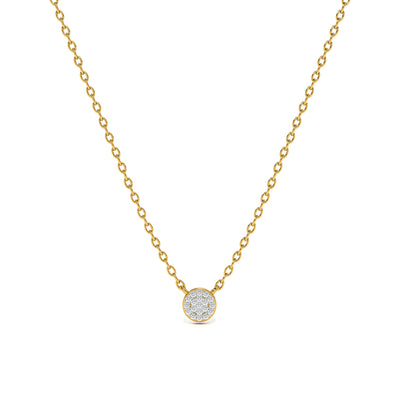 Celeste Cluster Lab Grown Diamond Customizable Necklace