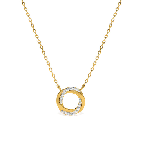 Cherished Connection Lab Grown Diamond Gold Necklace