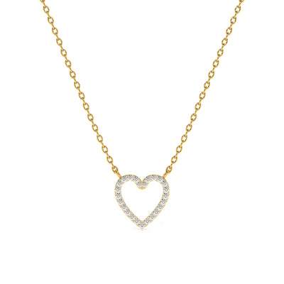 Pure Heart Lab Grown Diamond Customizable Pendant