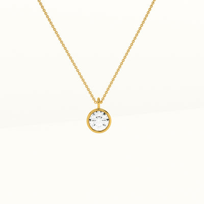 Solo Lab Grown Diamond Customizable Pendant