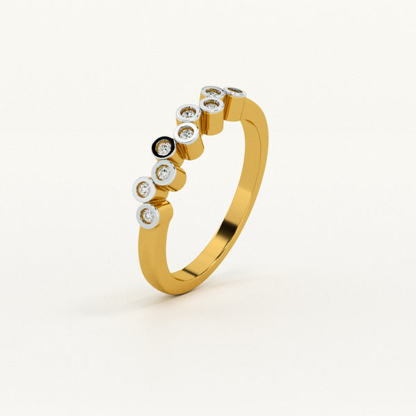 Cascade Stone 0.07 Carat Lab Grown Diamond Ring