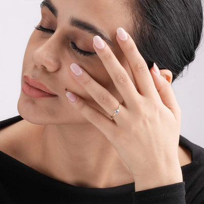 Solo Shine 9KT Gold Lab Grown Diamond Ring