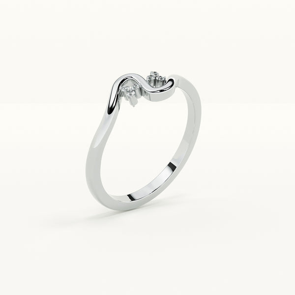 Modern Elegance Minimal Lab Grown Diamond + 925 Sterling Silver