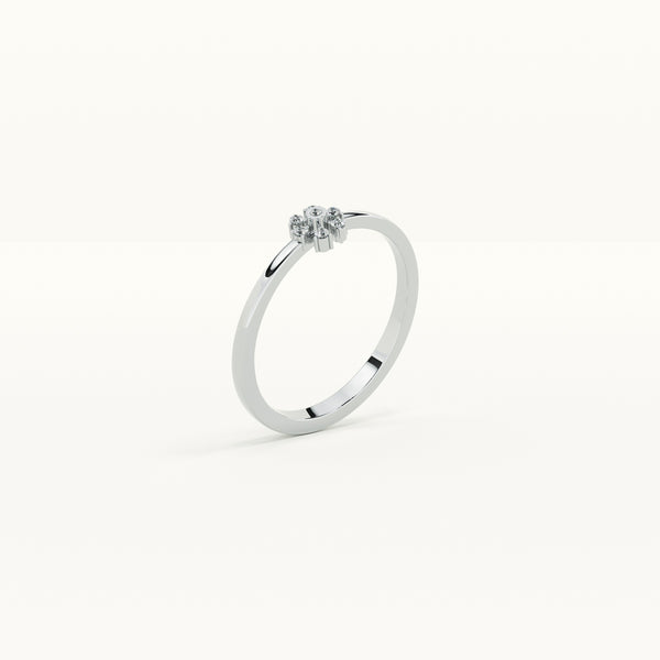 Daisy Charm Lab-Grown Diamond + 925 Sterling Silver