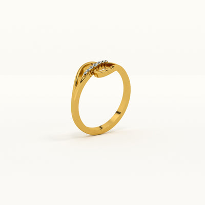 Graceful Curve Lab-Grown Diamond Customizable Ring