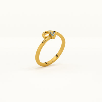 Golden Love Lab-Grown Diamond Customizable Ring