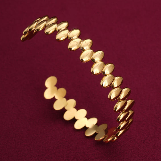 Adjustable Gold Cuff Bracelet