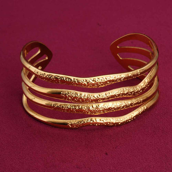 Golden Waves Cuff Bracelet