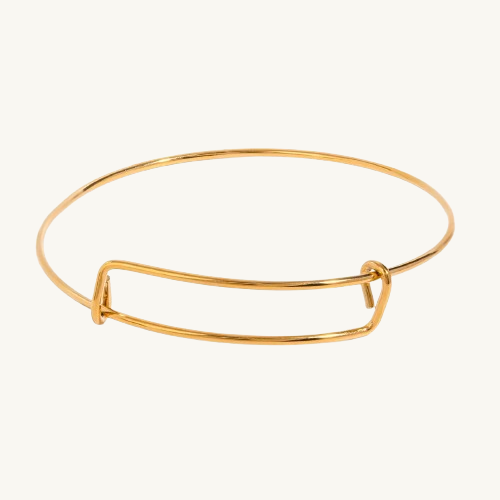 Expandable Bangle Antique Gold Bracelet