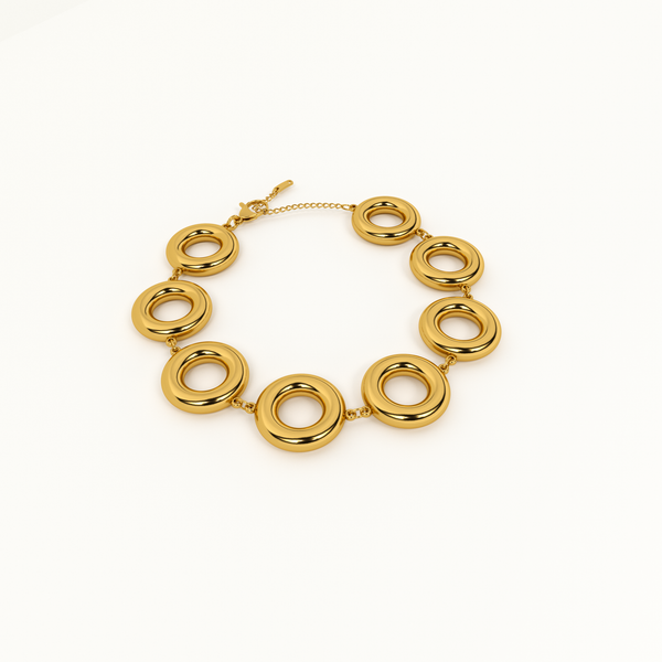 Punky Circle Chain Bracelet