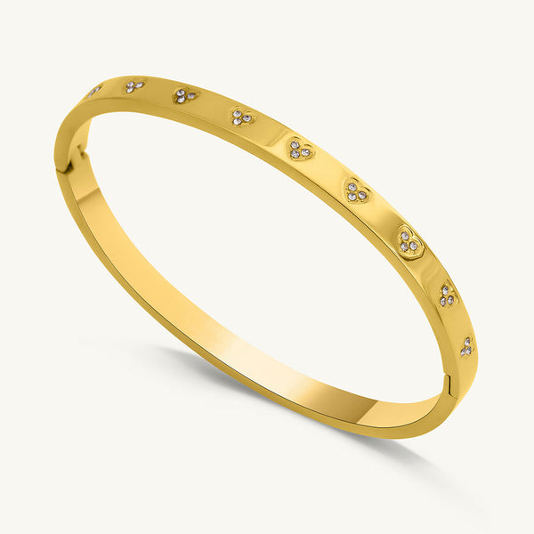 Minimal Stones Bangle Bracelet